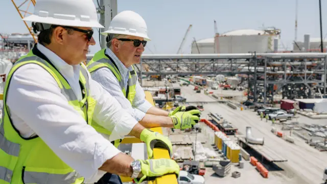 Завод по производству сжиженного газа и экспортный терминал Plaquemines LNG в Луизиане