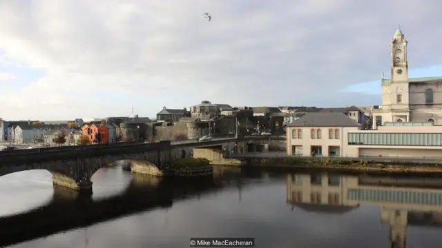 Imagem mostra o rio Shannon, da Irlanda