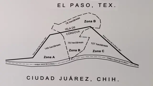 Mapa explicativo de la división