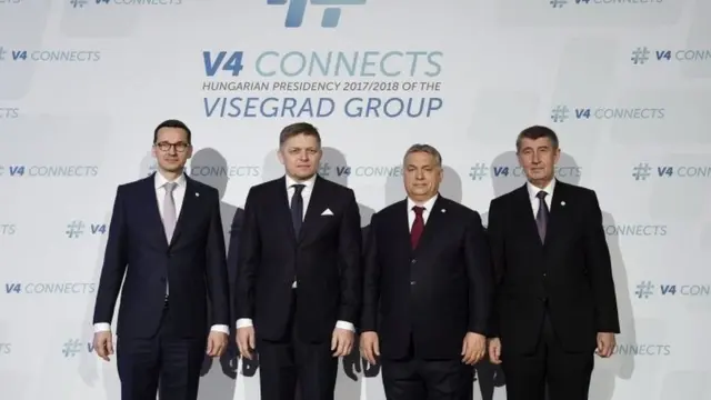 Премьер-министры стран "Вышеградской четверки"