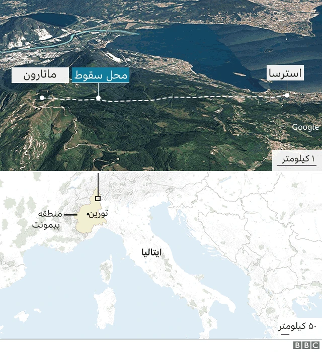 نقشه ایتالیا