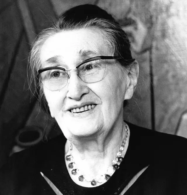 Retrato de Céleste Albaret, en 1971.