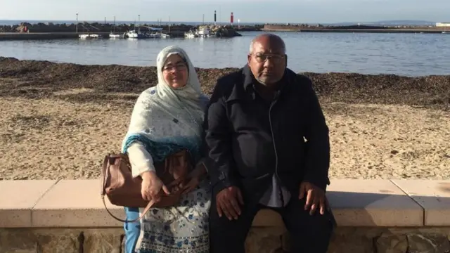 স্বামীর সঙ্গে রাবিয়া ইসলাম। ২০১৯ সালে স্পেনে ছুটি কাটানোর সময় তোলা ছবি।