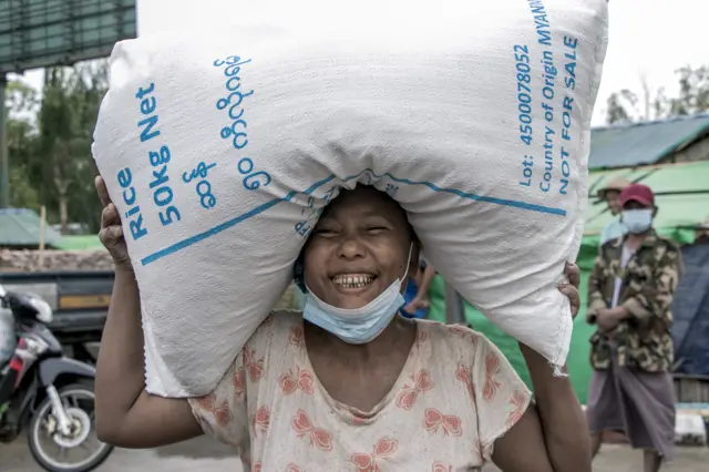 ပြီးခဲ့တဲ့နှစ်က WFP ရဲ့ ရိက္ခာ ထောက်ပံ့မှု ရခဲ့သူ