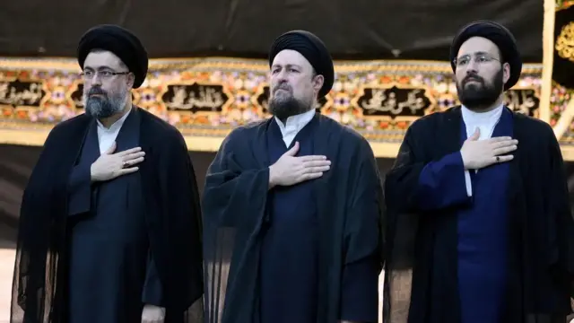 علی، حسن و یاسر خمینی - تیر ۱۴۰۳