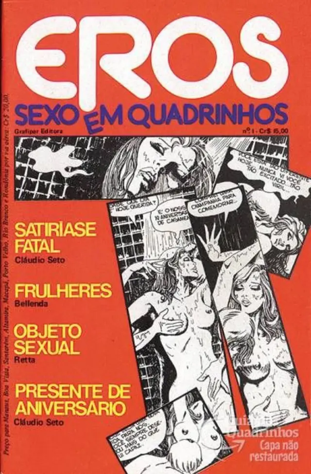 Capa de uma edição da revista Eros.