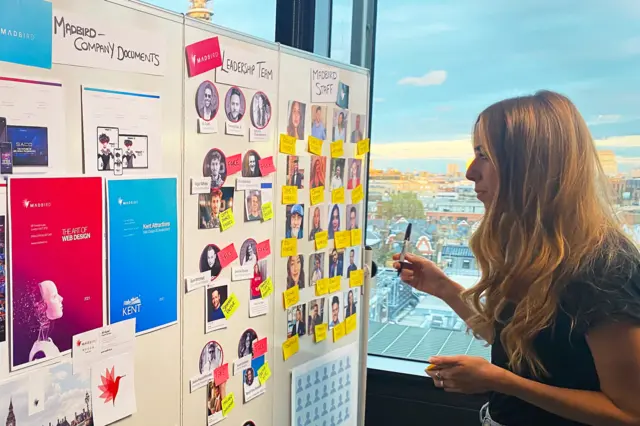 Reporter Catrin Nye tries to work out who working at Madbird is real who is fake