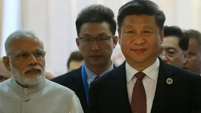 नरेंद्र मोदी, शी जिनपिंग