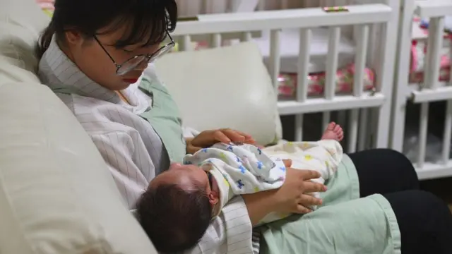 Madre con su bebé