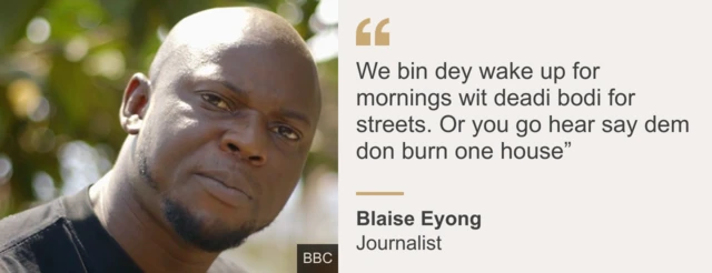 Blaise Eyong, Journalist