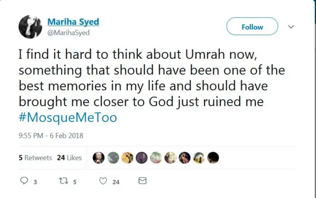 Mariha Syed'in tweeti