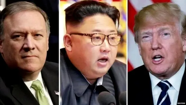 mike pompiyo, kim jong un, trump