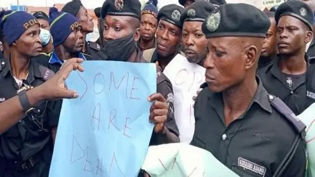 Police Constabularies Protest in Osun