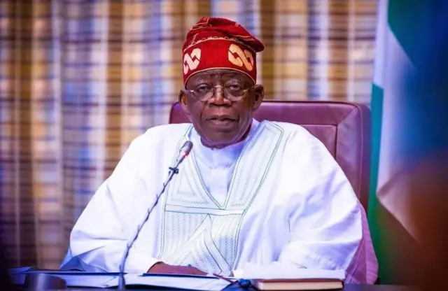 Aworan aarẹ Bola Ahmed Tinubu