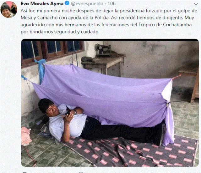 توییتر اوو مورالس