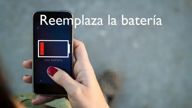 batería a punto de agotarse