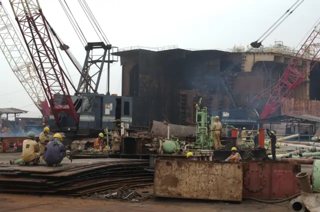 વેપાર, ભાવનગર, અલંગ, હૂતી વિદ્રોહી, લાલ સાગર, ગુજરાત અર્થતંત્ર, બીબીસી ગુજરાતી
