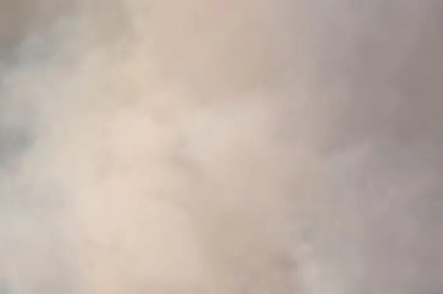 تصویر کې له یوې مخې دوړې دي او داسې ښکاري چې هوا ډېره ککړه ده. 