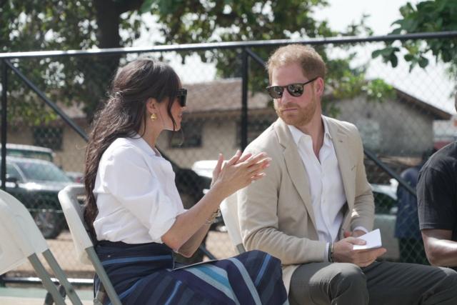 Prince Harry and Meghan on dia last day for Nigeria