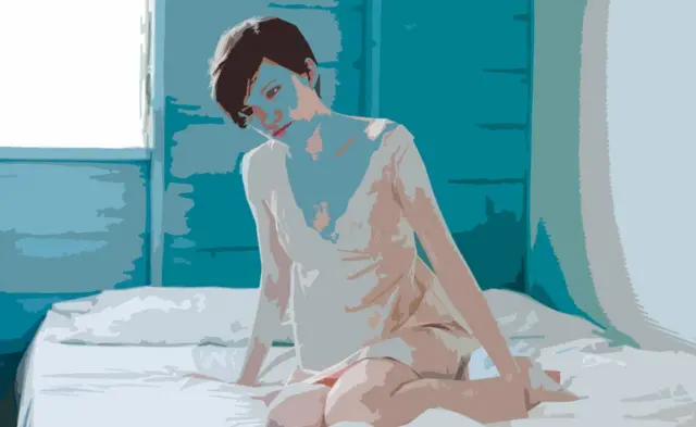 ਚਿੰਤਾ ਵਿੱਚ ਇੱਕ ਕੁੜੀ ਦੀ ਫਾਈਲ ਫੋਟੋ