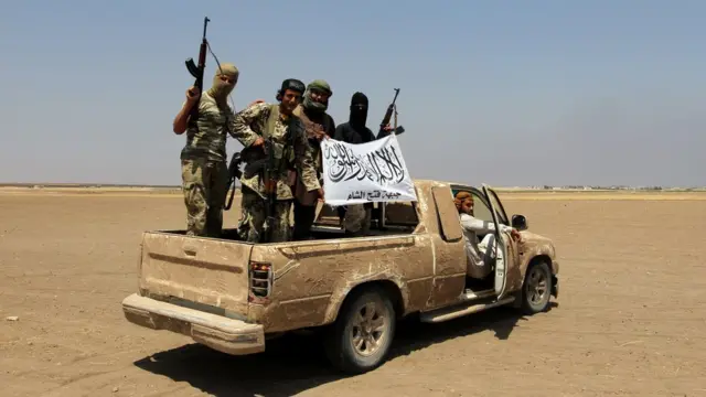 Боевики группировки "Джебхат Фатех аш-Шам"