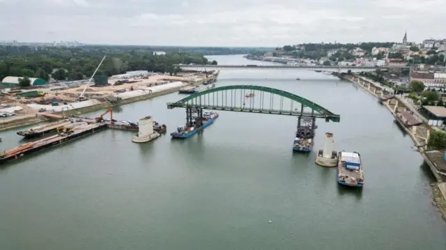 most u beogradu, stari savski most