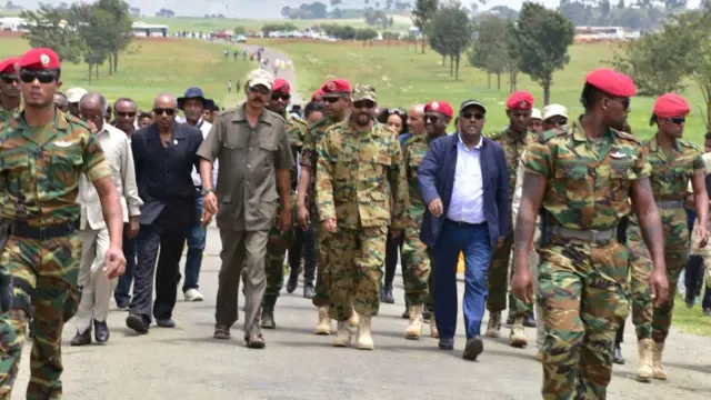 መራሕቲ ኤርትራን ኢትዮጵያን ኣብ ምኽፋት ዶብ ዛላንበሳን ሰርሓን መስከረም 2018