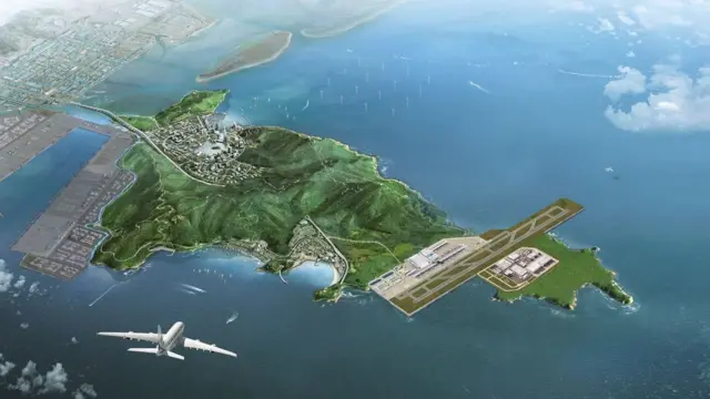 부산시에서 추진하는 가덕도 신공항 계획도