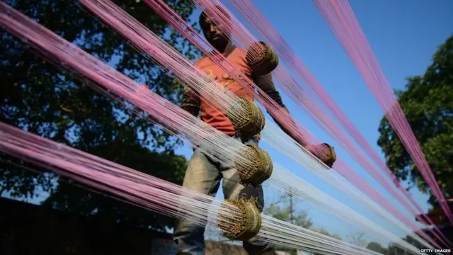 પતંગ ઉડાડવા માટે વપરાતા માંજા