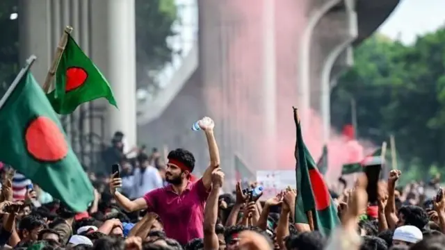 গণ আন্দোলনের মুখে গত বছরের অগাস্ট মাসে পতন ঘটে হাসিনা সরকারের