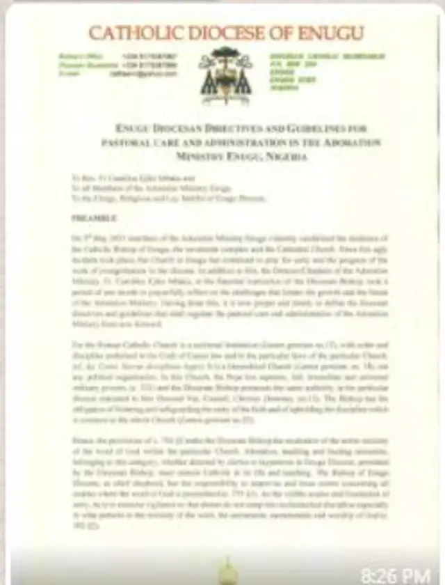 Akwụkwọozi Bishop Calitus Onaga