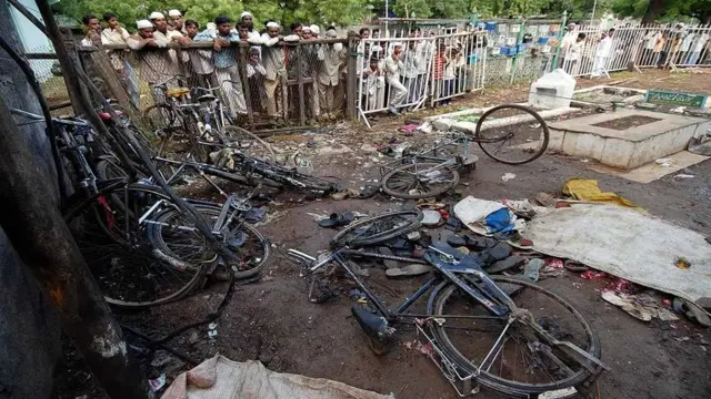 دھماکے میں درجنوں افراد ہلاک اور سینکروں زخمی ہوئے تھے