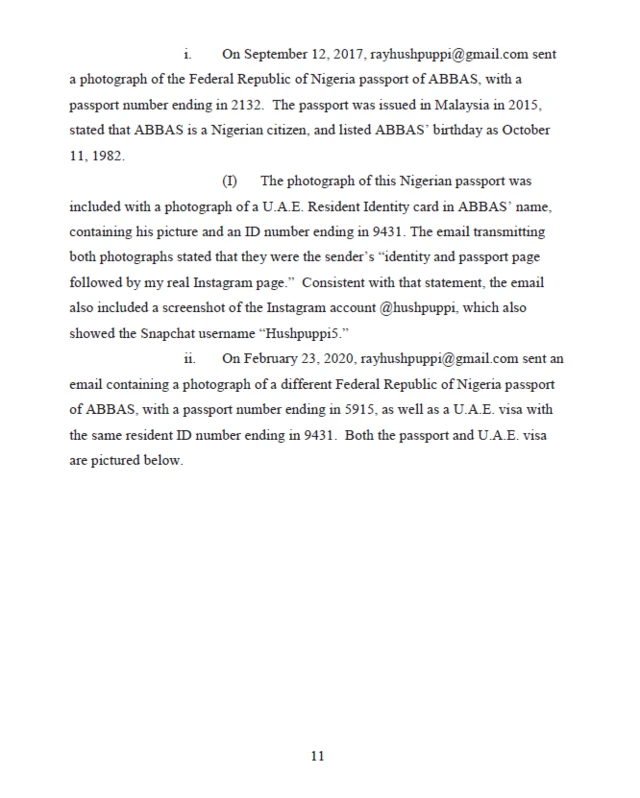 Andrew John Innocenti Affidavit