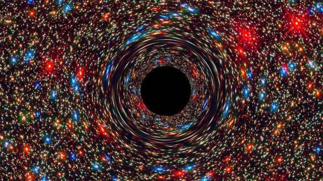 Simulación por computadora. Foto: NASA, ESA, D. Coe, J. Anderson, y R. van der Marel (STScI)