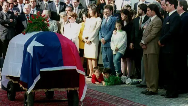 Honras fúnebres a Letelier.