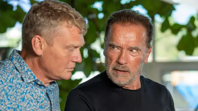 Arnold Schwarzenegger and Tom Heap