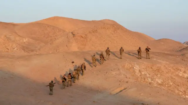 القوات العراقية تتقدم في أحد المحاور