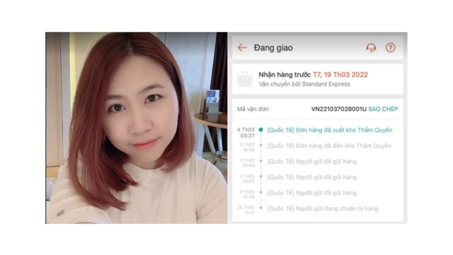 Bạn Phương Quỳnh đặt hàng hơn một tháng vẫn chưa được thông quan