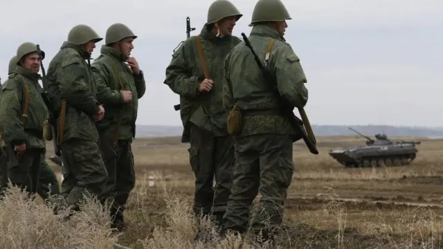 Військові "ЛНР" на тренуванні