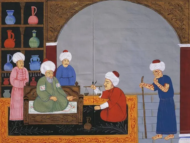 لوحة تعود للقرن السابع عشر في تركيا