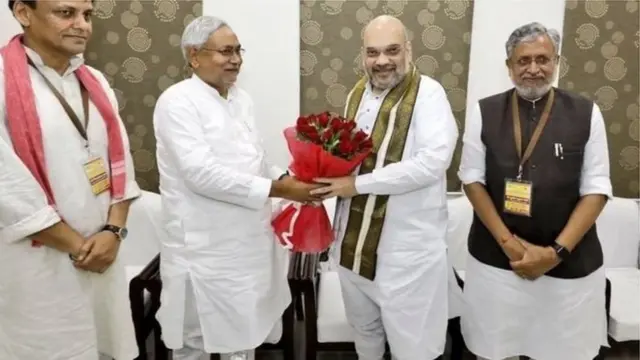 नीतीश कुमार और अमित शाह