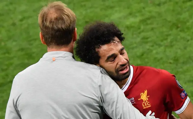 محمد صلاح ويورغن كلوب