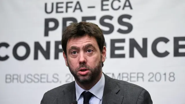 유벤투스의 아녤리 회장은 유럽 슈퍼리그를 구상했다