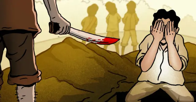 Ilustrasi jelang pembantaian.