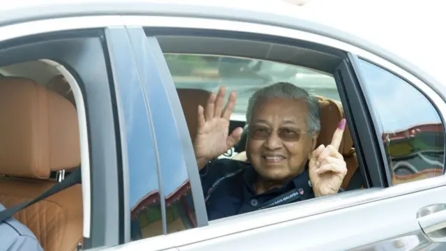 முன்னாள் மலேசிய பிரதமர் மகாதீர் முகமது