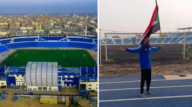 Le stade d'Al Hilal, autrefois l'un des meilleurs du pays, est aujourd'hui dans un état de délabrement après près d'un an de guerre civile.