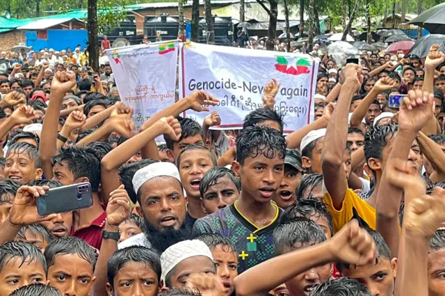 ပြီးခဲ့တဲ့လက ရိုဟင်ဂျာတွေနေရပ်ပြန်ရေး ဆန္ဒပြမှု