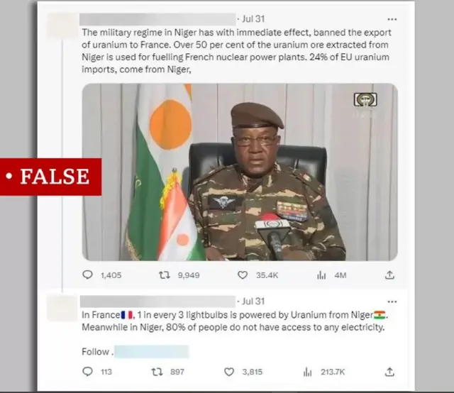 Aworan ayederu iroyin to n jade ni Niger