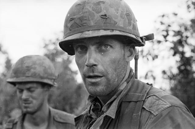 Soldados americanos no Vietnã, durante a Guerra do Vietnã, 1966