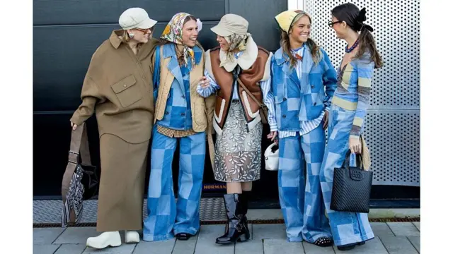 Картаті джинси представили на тижні моди в Копенгагені, Данія